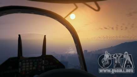 Vuelo en un avión de combate en GTA 5 online