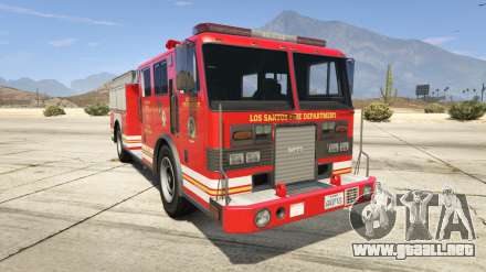 GTA 5 MTL Fire Truck - descripción, características y capturas de pantalla del camión de bomberos.