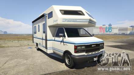 GTA 5 Brute Camper - capturas de pantalla, descripción y especificaciones de la furgoneta.