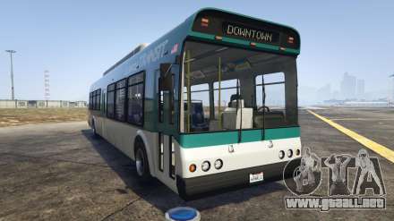 GTA 5 Brute Bus - capturas de pantalla, descripción y especificaciones del bus.