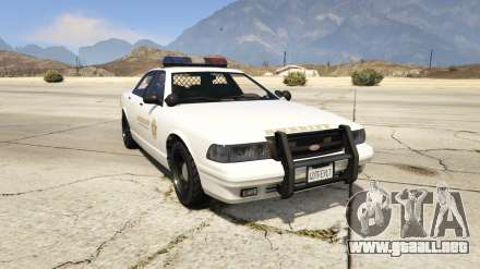 GTA 5 Vapid Sheriff Cruiser - de capturas de pantalla, descripción y especificaciones de la berlina.