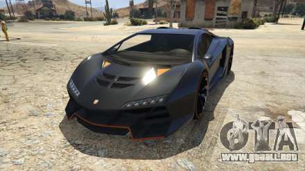 Pegassi Zentorno de GTA 5 - las capturas de pantalla, características y descripción del superdeportivo.