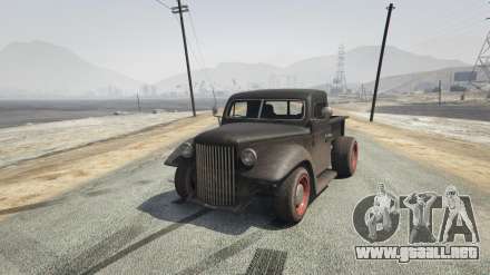 Bravado Rat-Truck de GTA 5 - las capturas de pantalla, características y descripción de muscle car