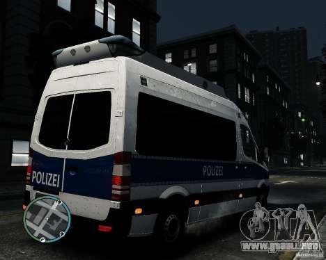 Mercedes Sprinter German Police para GTA 4