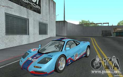 Mclaren F1 road version 1997 (v1.0.0) para GTA San Andreas