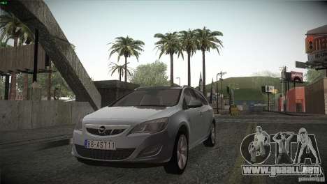 Opel Astra 2010 para GTA San Andreas