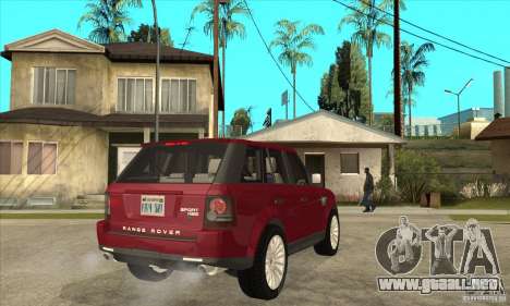 Land Rover Range Rover Sport HSE para GTA San Andreas