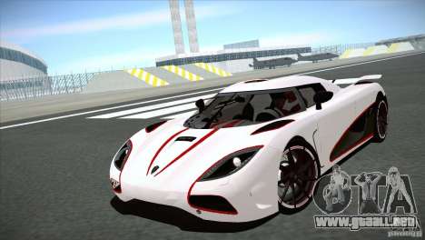 Koenigsegg Agera R 2012 para GTA San Andreas