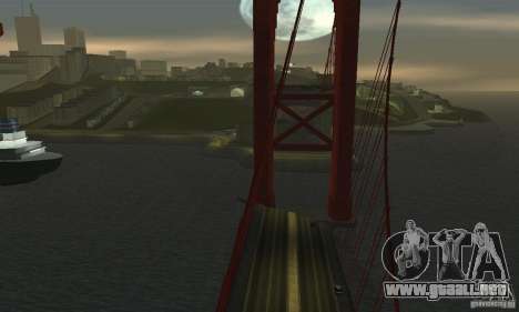 Puente destruido en San Fierro para GTA San Andreas