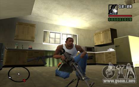 Pechenegos PKP ametralladora para GTA San Andreas