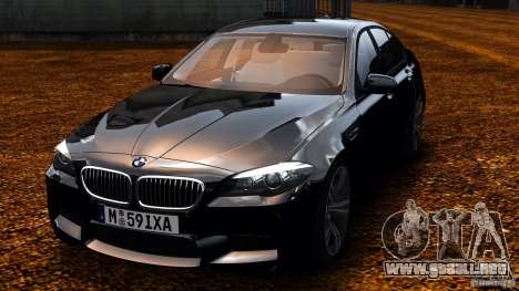 BMW M5 F10 2012 para GTA 4
