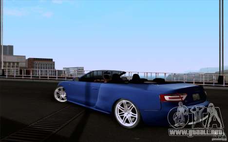 Audi S5 Cabriolet 2010 para GTA San Andreas