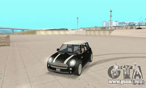 Mini Cooper Hardtop para GTA San Andreas