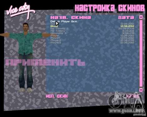 4 Skins y modelo para GTA Vice City