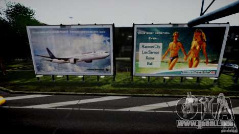 Realistic Airport Billboard para GTA 4