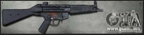 MP5A4 para GTA San Andreas