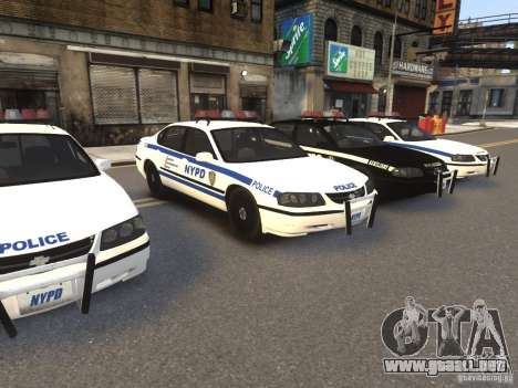 Chevrolet Impala 2003 NYPD V2.0 para GTA 4