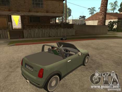 Mini Cooper S Cabrio para GTA San Andreas