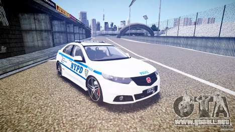Honda Accord Type R NYPD (City Patrol 7605) ELS para GTA 4