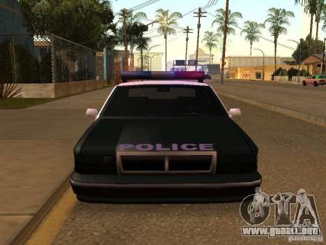 La ventaja del vehículo policial para GTA San Andreas