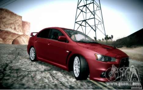 Mitsubishi Lancer Evolution X para GTA San Andreas