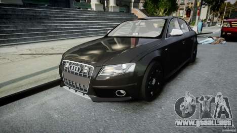 Audi S4 Unmarked [ELS] para GTA 4