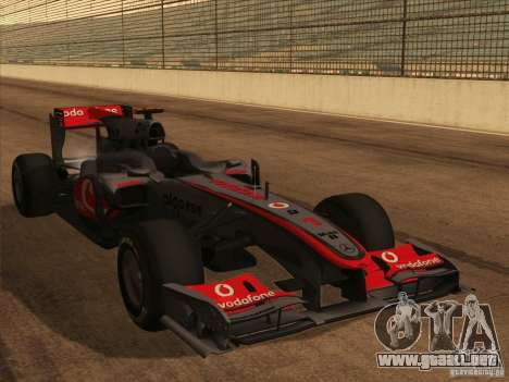 McLaren MP4-25 F1 para GTA San Andreas