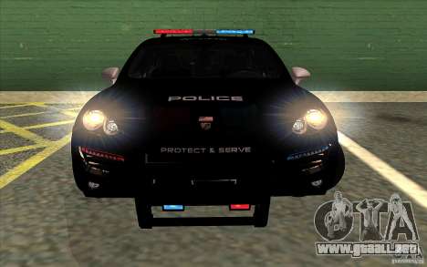 Porsche Cayenne Turbo 958 Seacrest Police para GTA San Andreas