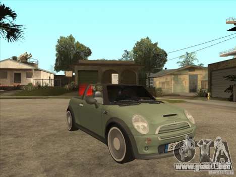 Mini Cooper S Cabrio para GTA San Andreas
