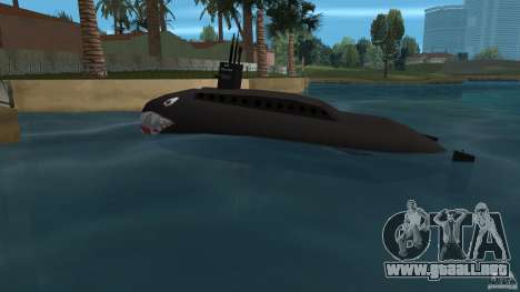 Vice City Submarine with face para GTA Vice City