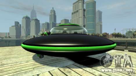 UFO neon ufo green para GTA 4