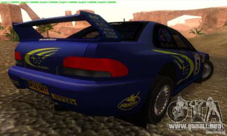 Subaru Impreza 22B para GTA San Andreas