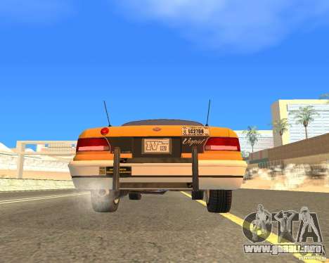 Taxi from GTAIV para GTA San Andreas