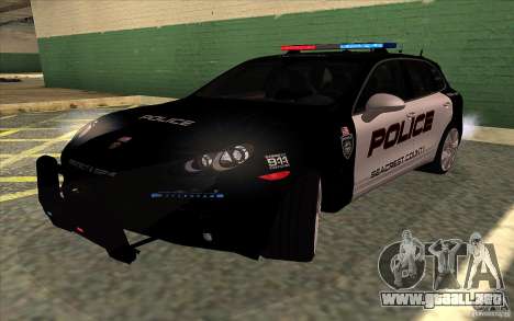 Porsche Cayenne Turbo 958 Seacrest Police para GTA San Andreas