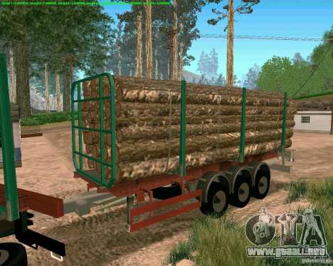 Trailer de Kamaz 65117 para GTA San Andreas