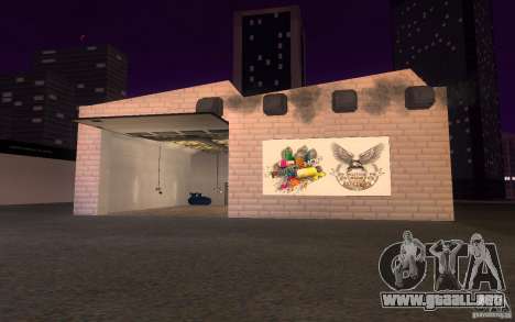 Salón del automóvil de HQ en San Fierro exclusiv para GTA San Andreas
