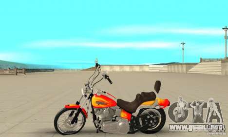 Harley Davidson softail Skin 2 para GTA San Andreas