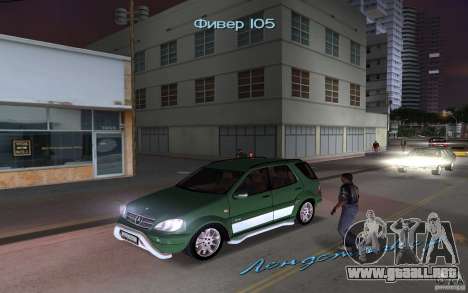 Mercedes-Benz ML55 Demec para GTA Vice City