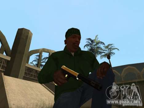 Armas de Pak de oro para GTA San Andreas