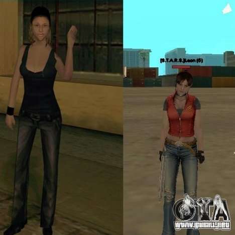 Actualizado Pak personajes de Resident Evil 4 para GTA San Andreas