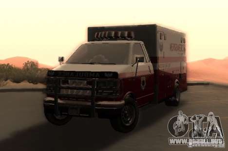 Ambulancia de GTA 4 para GTA San Andreas