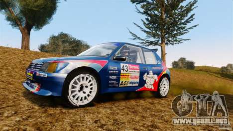 Peugeot 205 Maxi para GTA 4