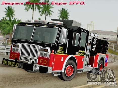 Seagrave Marauder Engine SFFD para GTA San Andreas