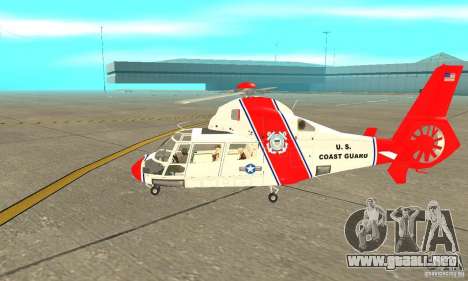 Guardacostas de Estados Unidos AS-365N para GTA San Andreas