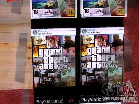 Conduce con el GTA en tienda cero para GTA San Andreas