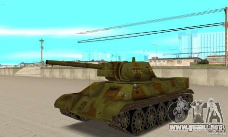 Tanque T-34/76 para GTA San Andreas