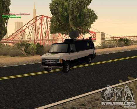 New News Van para GTA San Andreas