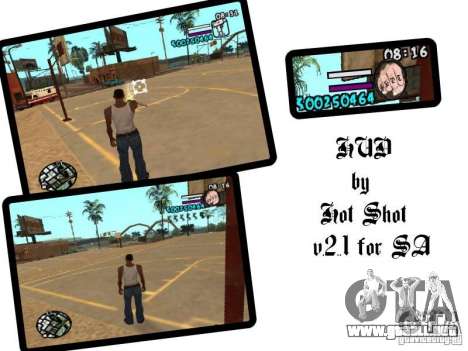 HUD by Hot Shot v2.1 para GTA San Andreas