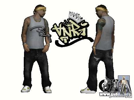 Gagns skinpack by AnRi para GTA San Andreas