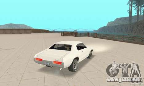 Pontiac GTO 1969 stock para GTA San Andreas